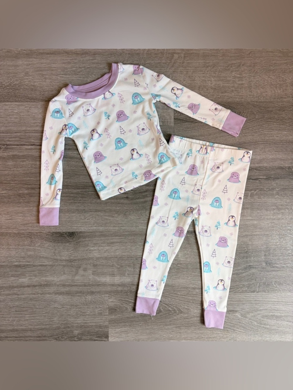 Penelope Mack girls winter print pajama set